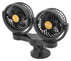 Ventiltor MITCHELL DUO 2x108mm 24V na psavku