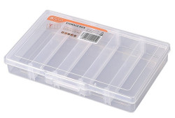 Organizr plastov 190x115x30 mm transparentn TACTIX (320002)