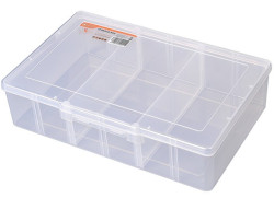 Organizr plastov 310x200x80 mm transparentn TACTIX (320008)