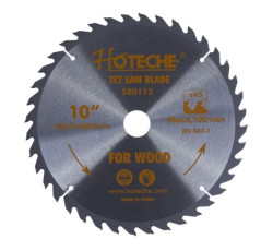 Kotou pilov na devo 255 mm x 30 mm x 40T HOTECHE (580113)