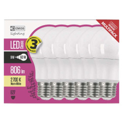 rovka LED Classic A60 9W E27 tepl bl (ZQ5140.6)