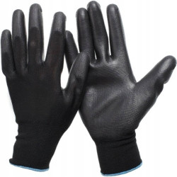 Rukavice pracovn LaBear PU608B ern 8/M